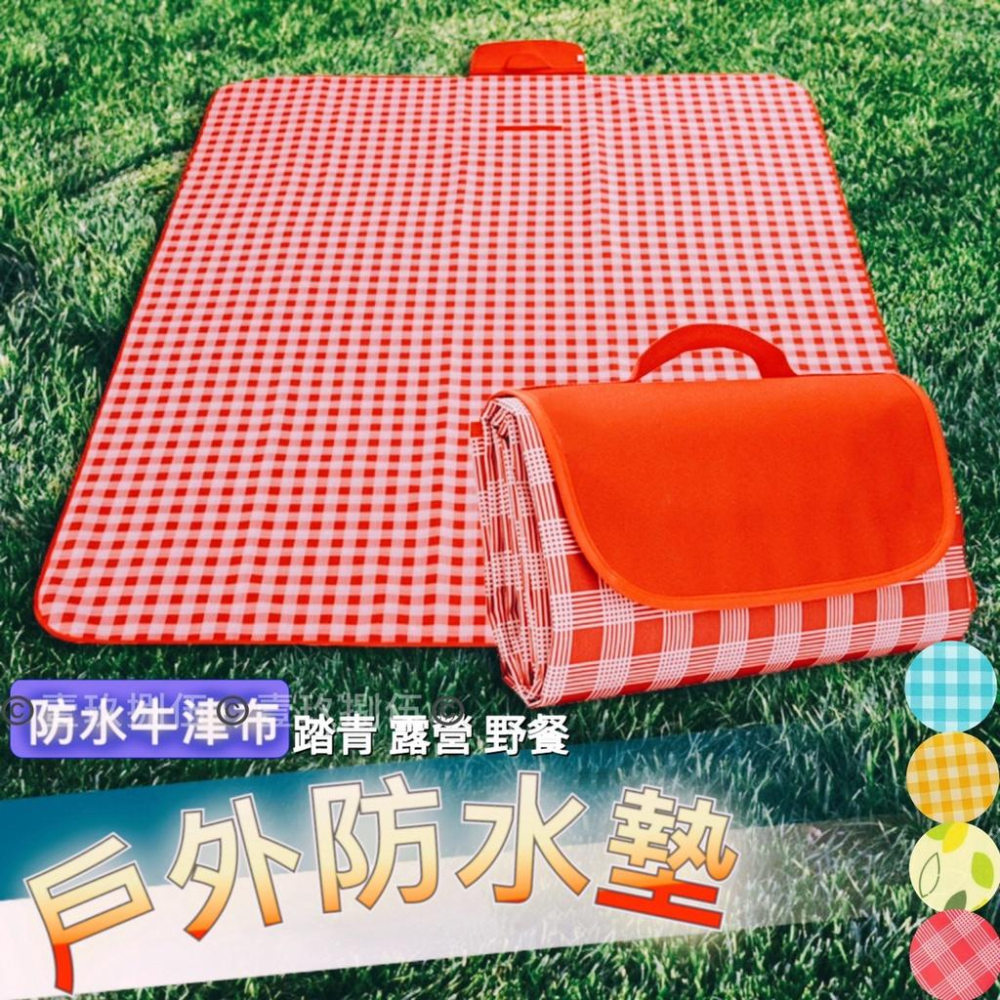 加厚 環保 防水 野餐墊 牛津布【附電子發票 快購 批發】野餐 露營 出遊 防潮墊 戶外用品 露營 睡墊 休閒墊 地墊-細節圖3