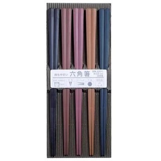 彩色耐熱六角筷子