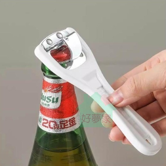 (現貨) ECHO 開罐器 開瓶器 日本進口 啤酒開瓶器  兩用開罐器 開罐頭器 不鏽鋼開罐器 【好夢家精品】-細節圖3