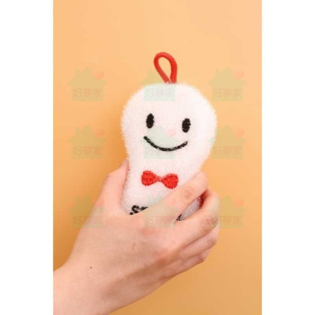 (現貨) SANBELM 微笑雪人清潔海綿 日本進口 菜瓜布 免洗劑 PET強力去污菜瓜布 起泡快速 【好夢家精品】-細節圖5