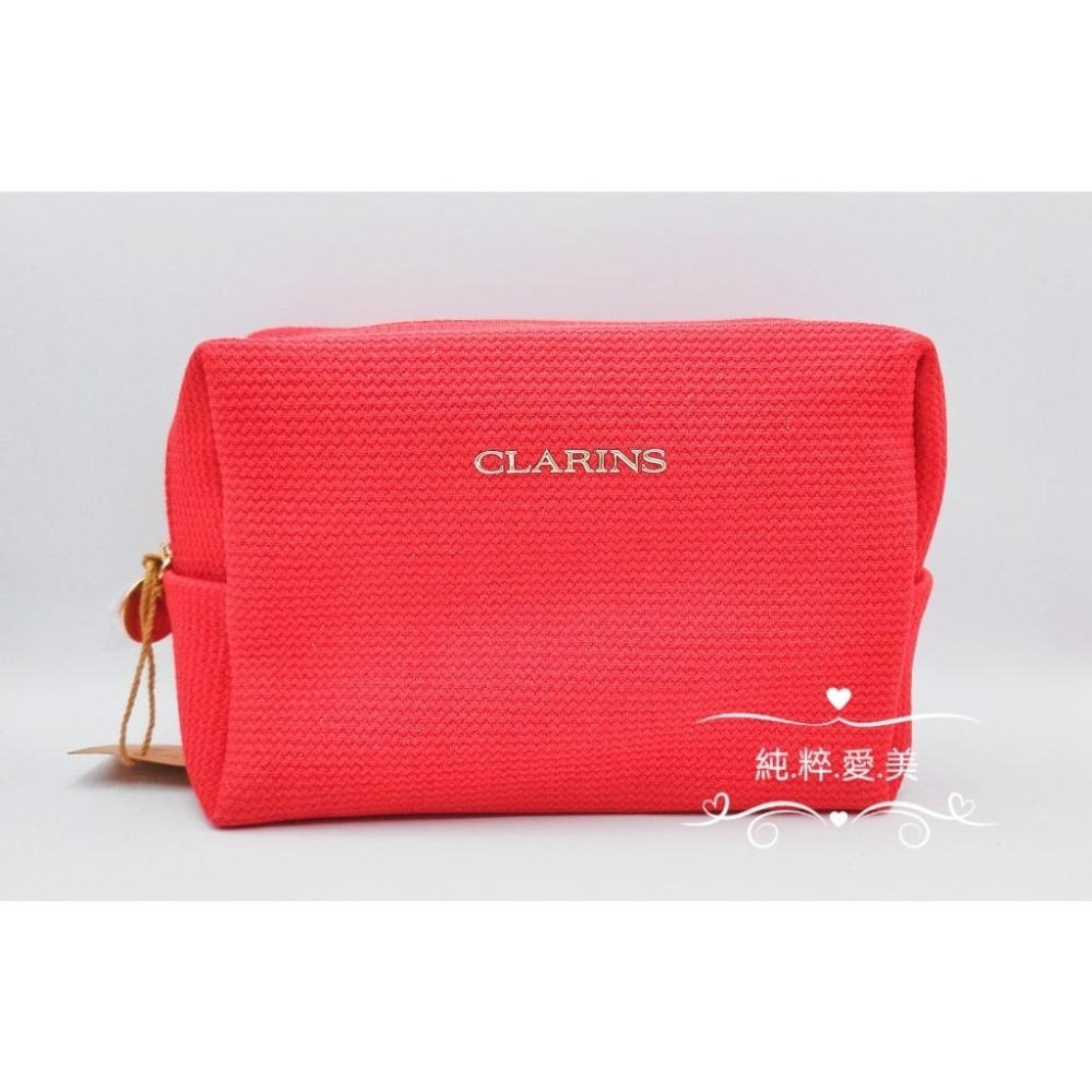 《純粹愛美》克蘭詩 經典紅限定版化妝包-細節圖2