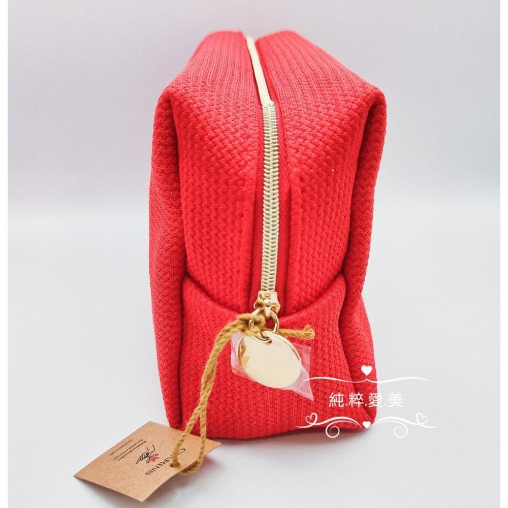 《純粹愛美》克蘭詩 經典紅限定版化妝包-細節圖3