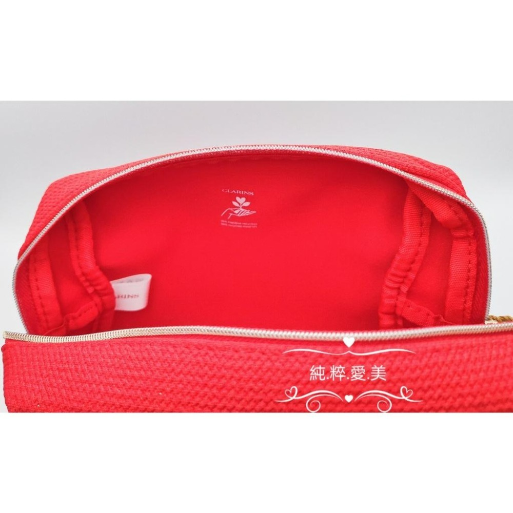 《純粹愛美》克蘭詩 經典紅限定版化妝包-細節圖6