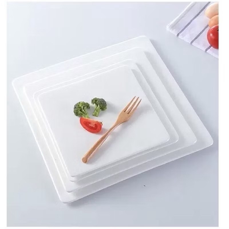 《現貨》圓盤 方盤 陶瓷盤 西餐盤牛排盤白瓷盤壽司盤甜點盤點心盤蛋糕盤 平板盤 日式擺盤 擺拍 隔熱墊鍋墊 餐盤餐具托盤-細節圖3