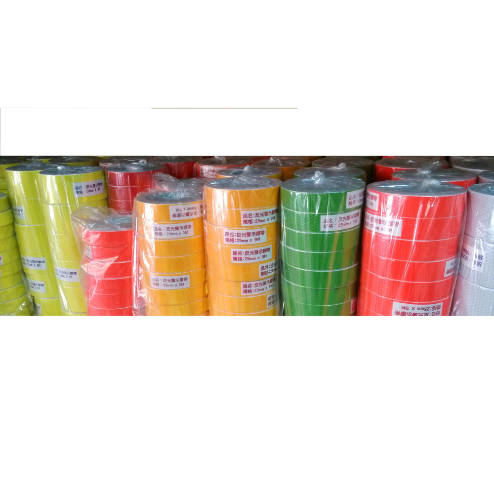 台灣製 警示膠帶 反光膠帶 蜂巢膠帶 夜光膠帶 反光貼紙-細節圖3