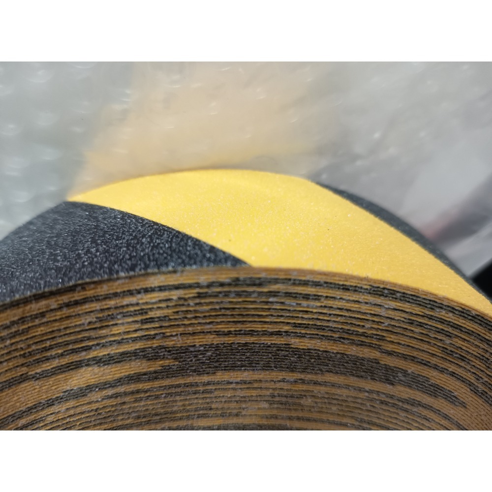 台灣製 金剛砂膠帶 金鋼砂膠帶  止滑膠帶 防滑膠帶  防滑條  樓梯 走道 防滑  警示-細節圖2