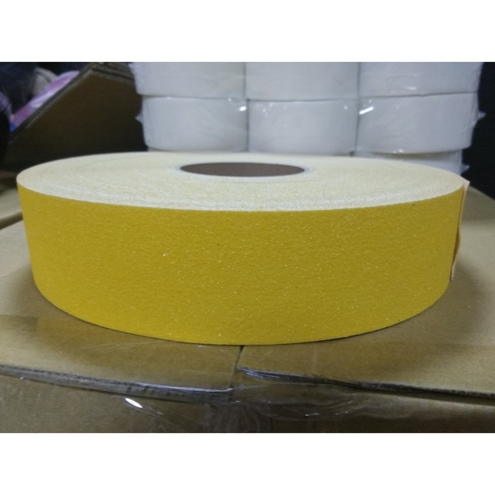 台灣製 金剛砂膠帶 金鋼砂膠帶  止滑膠帶 防滑膠帶  防滑條  樓梯 走道 防滑  警示-細節圖4