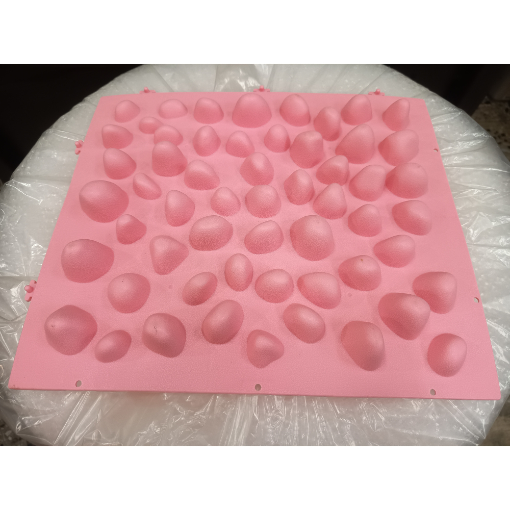 天堂路 按摩板 鵝卵石  穴道按摩 組合墊 拼接墊 石紋墊 按摩步道 穴道刺激  拼接地板 塑膠材質-細節圖2