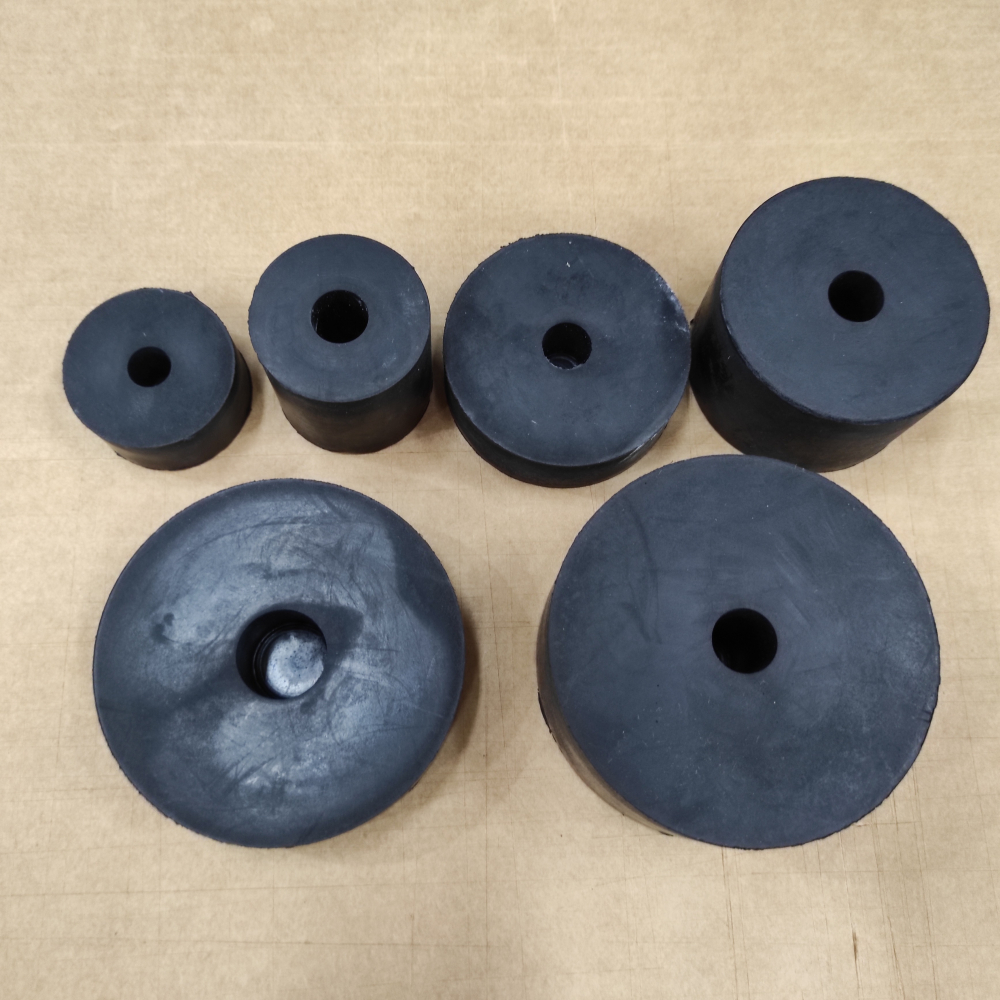 橡膠圓墊 橡膠墊 圓型防震墊 避震墊 減震墊 圓墊  可負重 止滑 避震 墊高用  洗衣機 冰箱 馬達減震 千斤頂-細節圖2