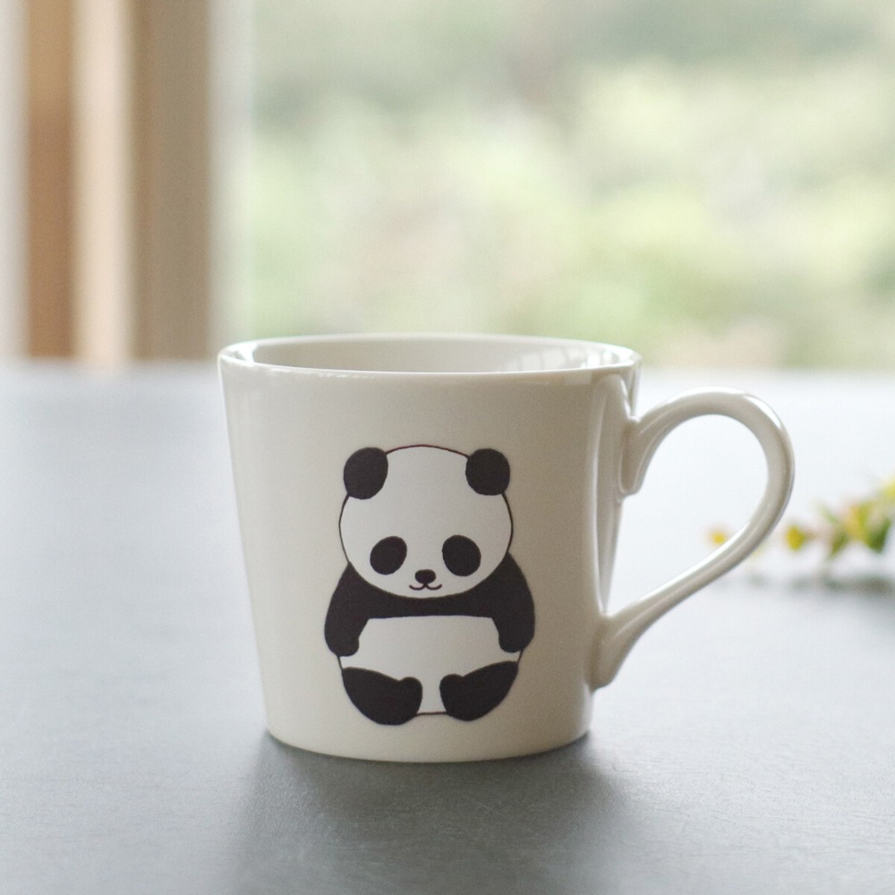 日本製 美濃燒 丸モ高木陶器 溫感變色可愛熊貓馬克杯 多款熊貓圖案 咖啡杯 趣味餐具-細節圖2