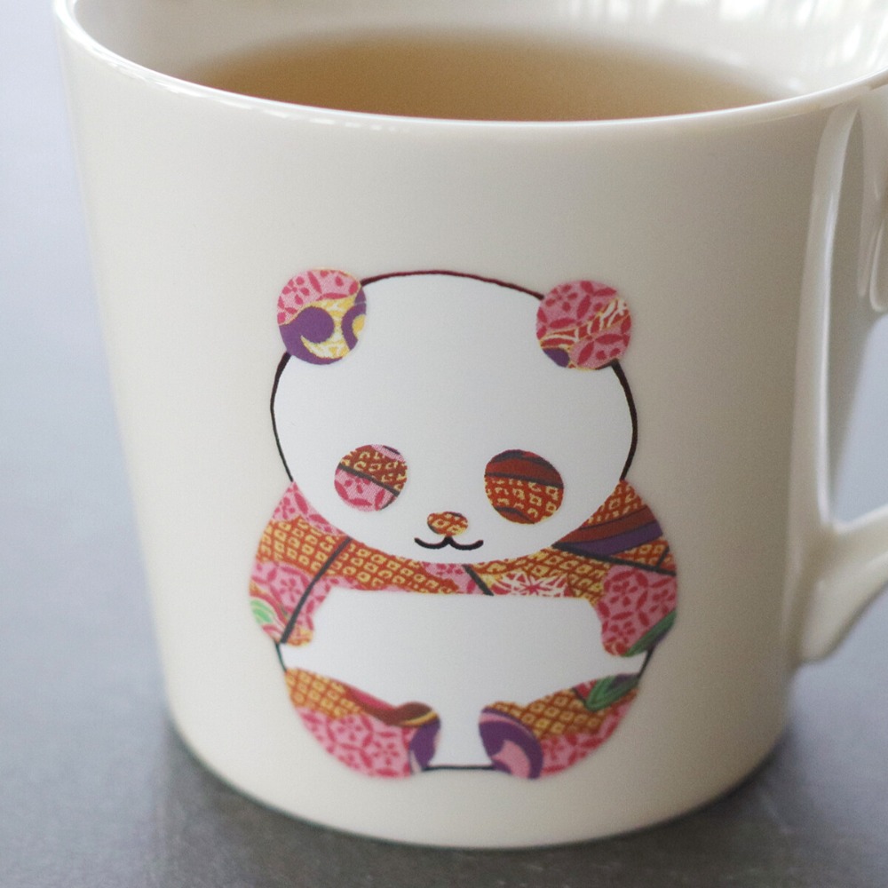 日本製 美濃燒 丸モ高木陶器 溫感變色可愛熊貓馬克杯 多款熊貓圖案 咖啡杯 趣味餐具-細節圖3