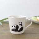 日本製 美濃燒 丸モ高木陶器 溫感變色可愛熊貓馬克杯 多款熊貓圖案 咖啡杯 趣味餐具-規格圖3
