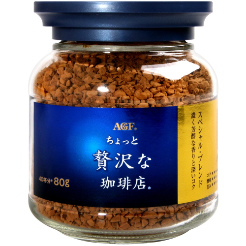 日本 AGF MAXIM咖啡 華麗香醇咖啡 藍金 罐裝咖啡 AGF咖啡 贅沢咖啡 80g