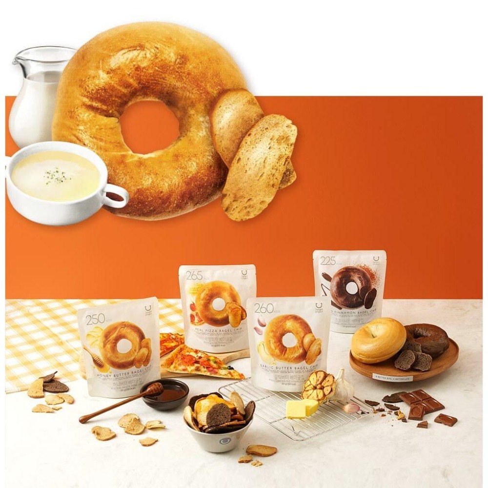 跨國失眠 ｜🇰🇷 韓國零食 OLIVE YOUNG  DELIGHT PROJECT 低卡貝果餅乾 奶油濃湯 玉米濃湯-細節圖2