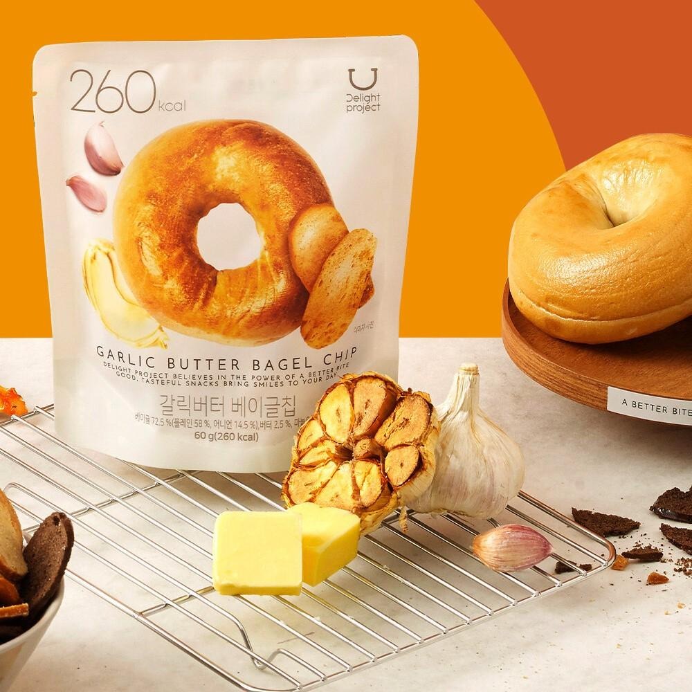 跨國失眠 ｜🇰🇷 韓國零食 OLIVE YOUNG  DELIGHT PROJECT 低卡貝果餅乾 奶油濃湯 玉米濃湯-細節圖3