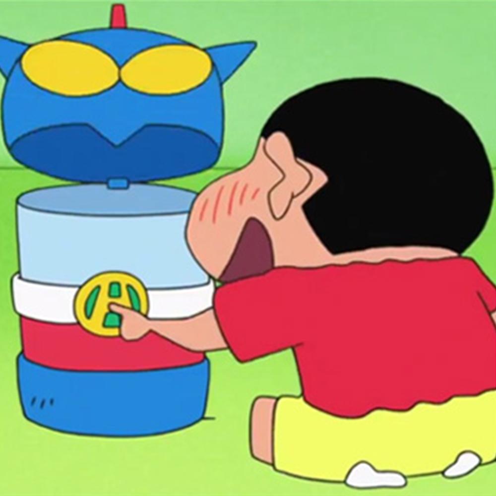 跨國失眠｜🇰🇷 韓國文創代購 蠟筆小新同款垃圾桶 動感超人掀蓋式垃圾桶 桌上型垃圾桶-細節圖2