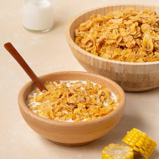 跨國失眠 ｜🇰🇷 韓國零食 NO BRAND 早餐麥片 杏仁蔓越莓 / 杏仁藍莓 / 巧克力麥片 / 原味玉米片-細節圖2