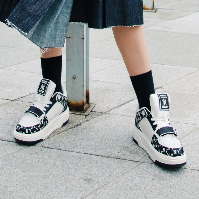 跨國失眠 ｜🇰🇷 韓國潮牌 MLB 老爹鞋 學長鞋 Chunky Liner MID CLASSIC系列｜  MLB代購-細節圖4