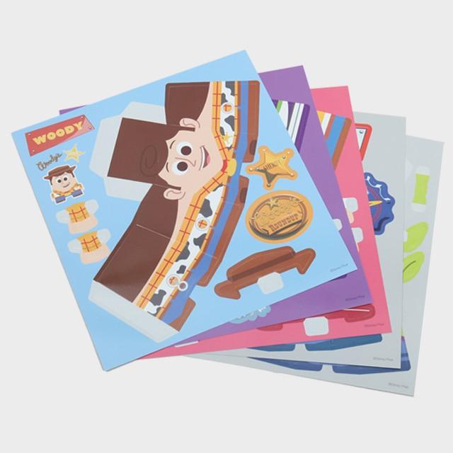 跨國失眠｜🇰🇷 韓國大創 玩具總動員 胡迪 三眼怪 巴斯光年 紙娃娃玩偶 哲紙娃娃 韓國大創聯名-細節圖3