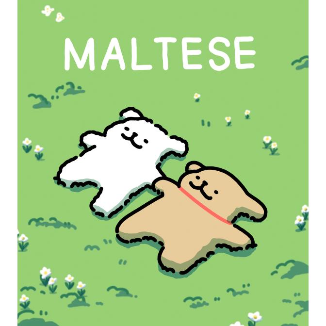 🇰🇷 韓國文創代購 🍀 Kakao Friends MALTESE 鑰匙圈吊飾 抱枕 娃娃 馬克杯 手機支架｜跨國失眠-細節圖9