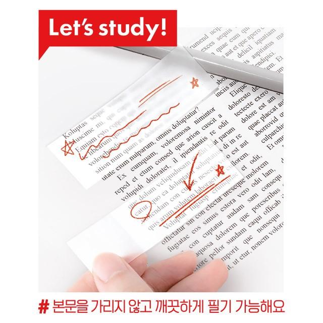 🇰🇷 韓國大創代購 📆 透明便利貼 便利貼 無痕便利貼 韓國便條紙 韓國大創 大創代購｜跨國失眠-細節圖3