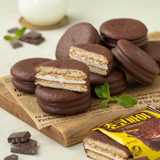 跨國失眠 ｜🇰🇷 韓國 NO BRAND 卡士達蛋糕 / 巧克力派-細節圖4