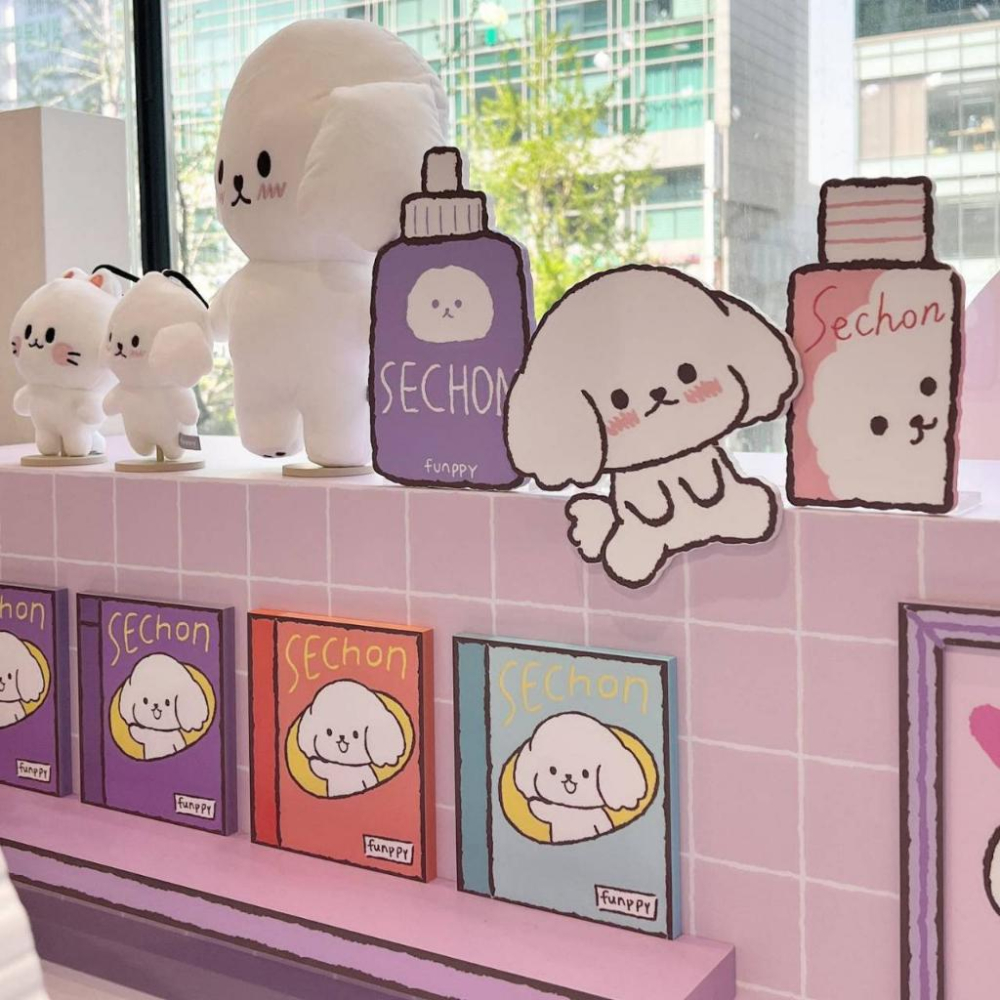 🇰🇷 韓國文創代購 🍀 kakaotalk貼圖 세숑 sechon 모찌 mozzi 鑰匙圈 貼紙 筆記本｜文青少女-細節圖3