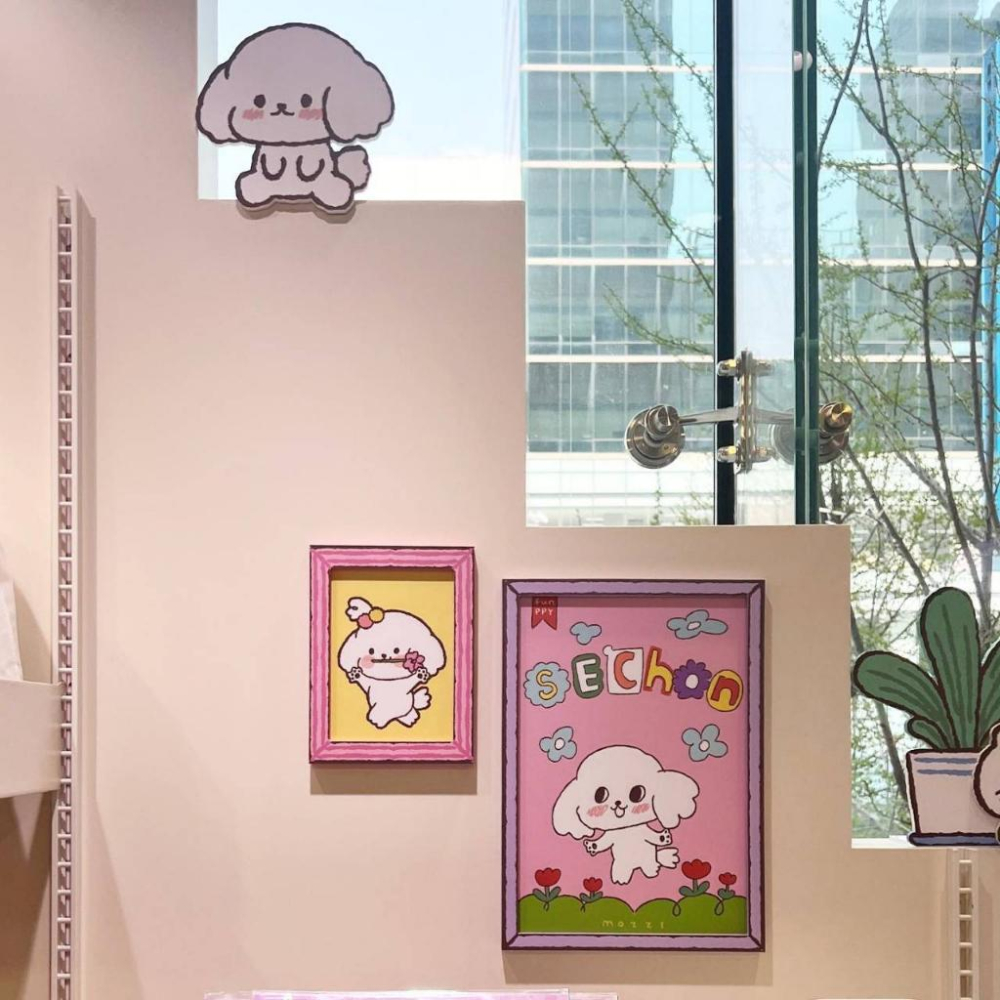 🇰🇷 韓國文創代購 🍀 kakaotalk貼圖 세숑 sechon 모찌 mozzi 鑰匙圈 貼紙 筆記本｜文青少女-細節圖4