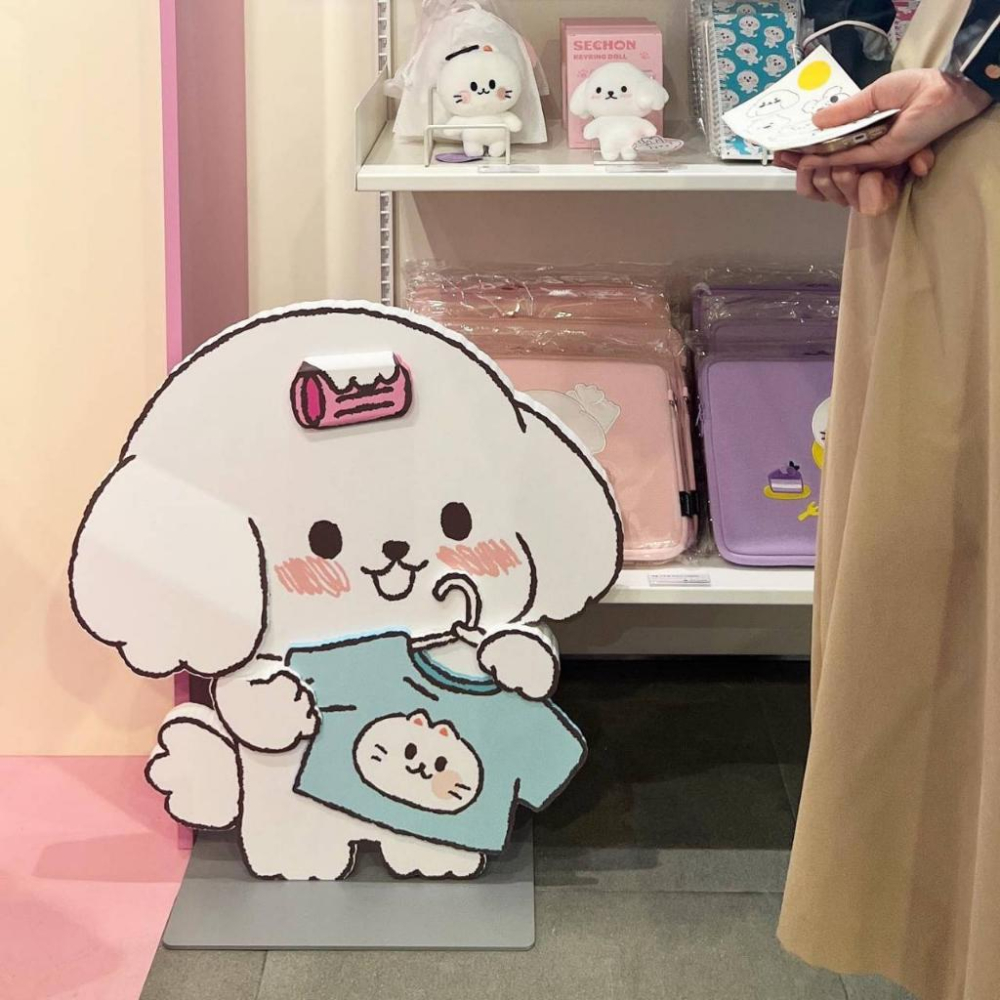 🇰🇷 韓國文創代購 🍀 kakaotalk貼圖 세숑 sechon 모찌 mozzi 鑰匙圈 貼紙 筆記本｜文青少女-細節圖6