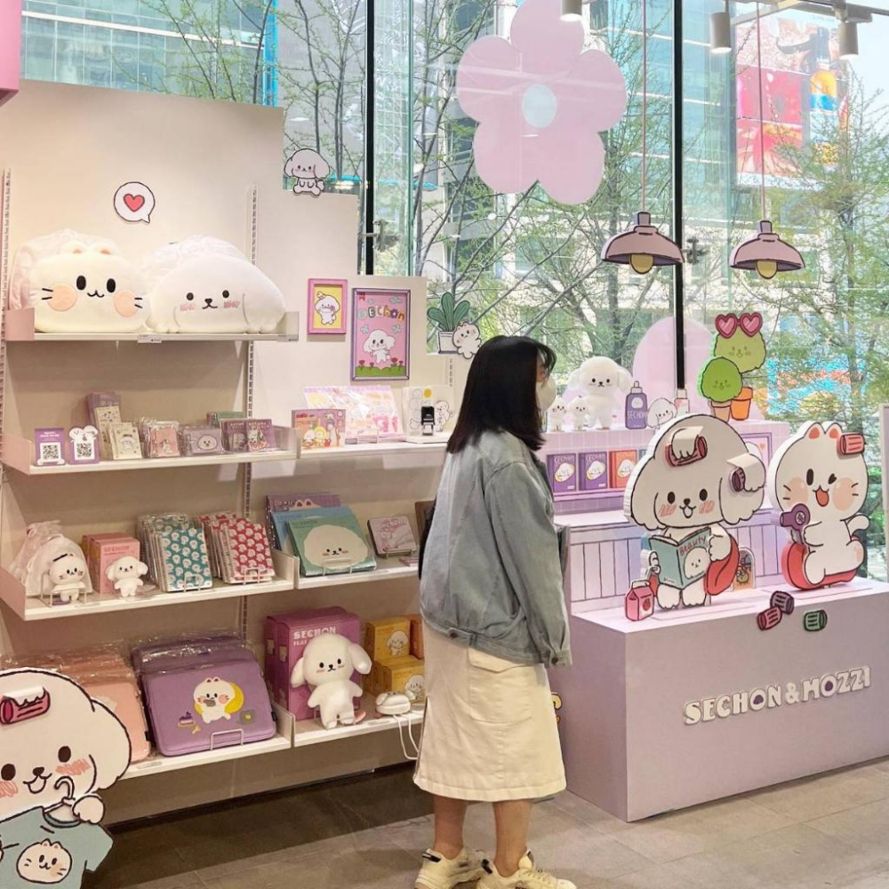 🇰🇷 韓國文創代購 🍀 kakaotalk貼圖 세숑 sechon 모찌 mozzi 鑰匙圈 貼紙 筆記本｜文青少女-細節圖8