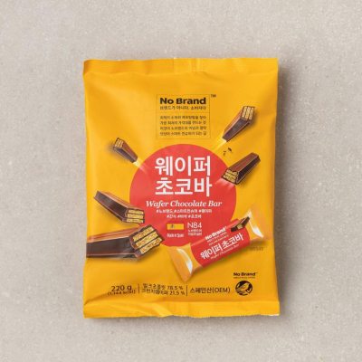 跨國失眠 ｜🇰🇷 韓國零食 NO BRAND 威化巧克力棒 / 花生巧克力棒 / 焦糖巧克力棒 / 奶油巧克力棒 能量棒