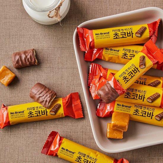 跨國失眠 ｜🇰🇷 韓國零食 NO BRAND 威化巧克力棒 / 花生巧克力棒 / 焦糖巧克力棒 / 奶油巧克力棒 能量棒-細節圖6