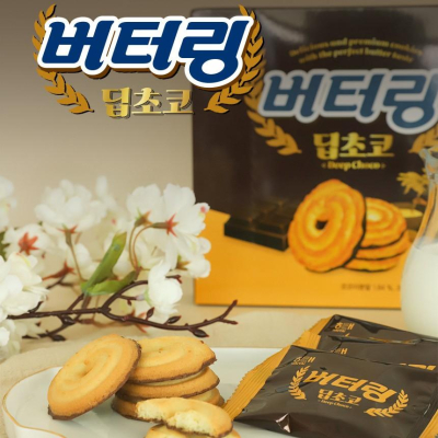跨國失眠 ｜🇰🇷 韓國零食 HAITAI 해태 海太 奶油小酥餅 巧克力奶油小酥餅 奶油酥餅 巧克力餅乾 韓國餅乾