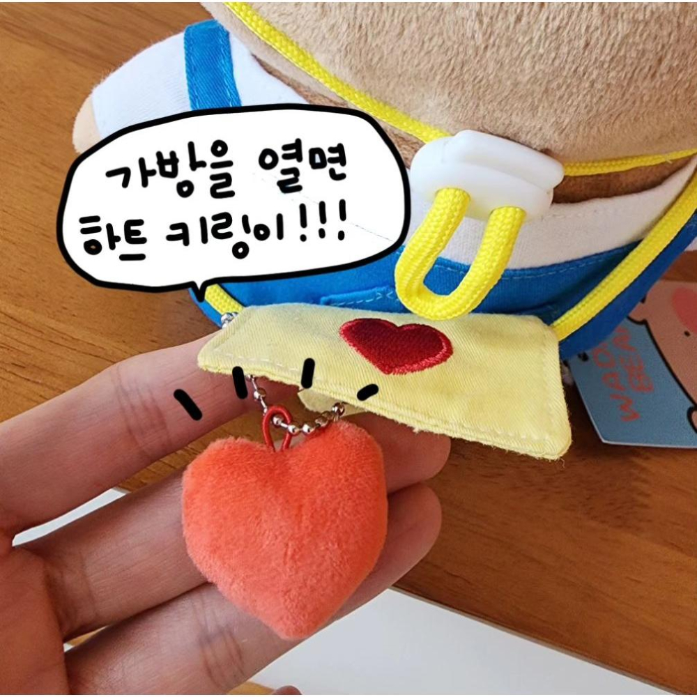 🇰🇷 韓國代購 📆  KakaoFriends 와다다곰 wadadabear 鑰匙圈 抱枕 手機支架｜跨國失眠-細節圖4