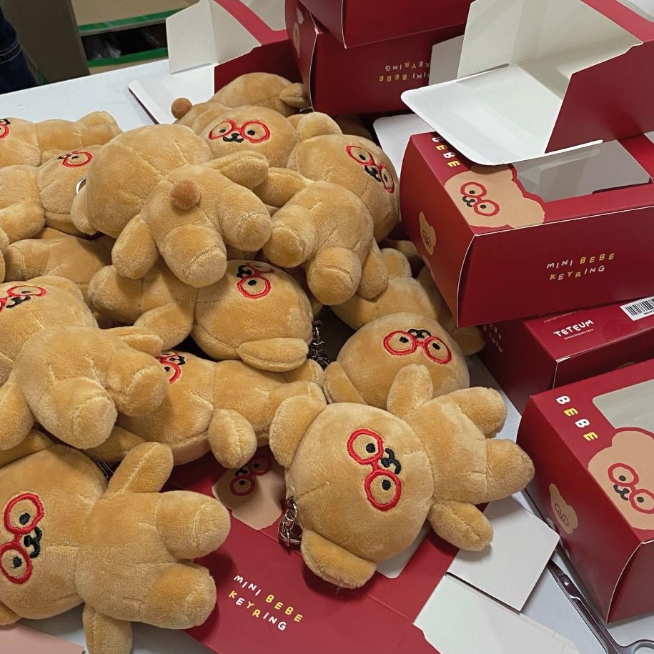 文青少女 ｜🇰🇷 韓國文創 🍀  TETEUM ｜BEBE娃娃 玩偶 韓國 小熊玩偶 文創絨毛玩偶 韓國文創品牌代購-細節圖5