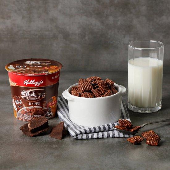 跨國失眠 ｜🇰🇷 韓國零食  KELLOGG＇S 家樂氏 첵스 好時 巧克力 / 巧克力雪球 / 巧克力棉花糖 玉米片-細節圖6