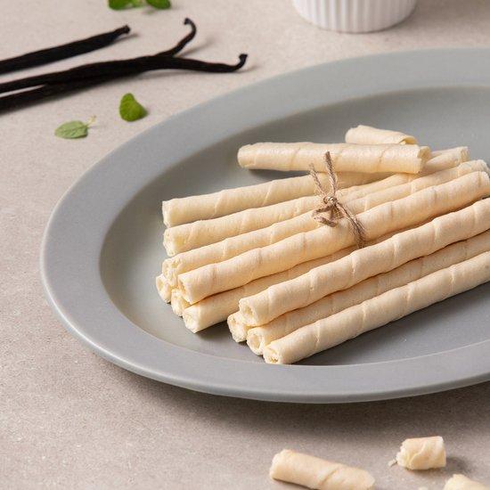 跨國失眠 ｜🇰🇷 韓國零食 NO BRAND 巧克力捲心酥 / 香草捲心酥 / 起司捲心酥-細節圖4