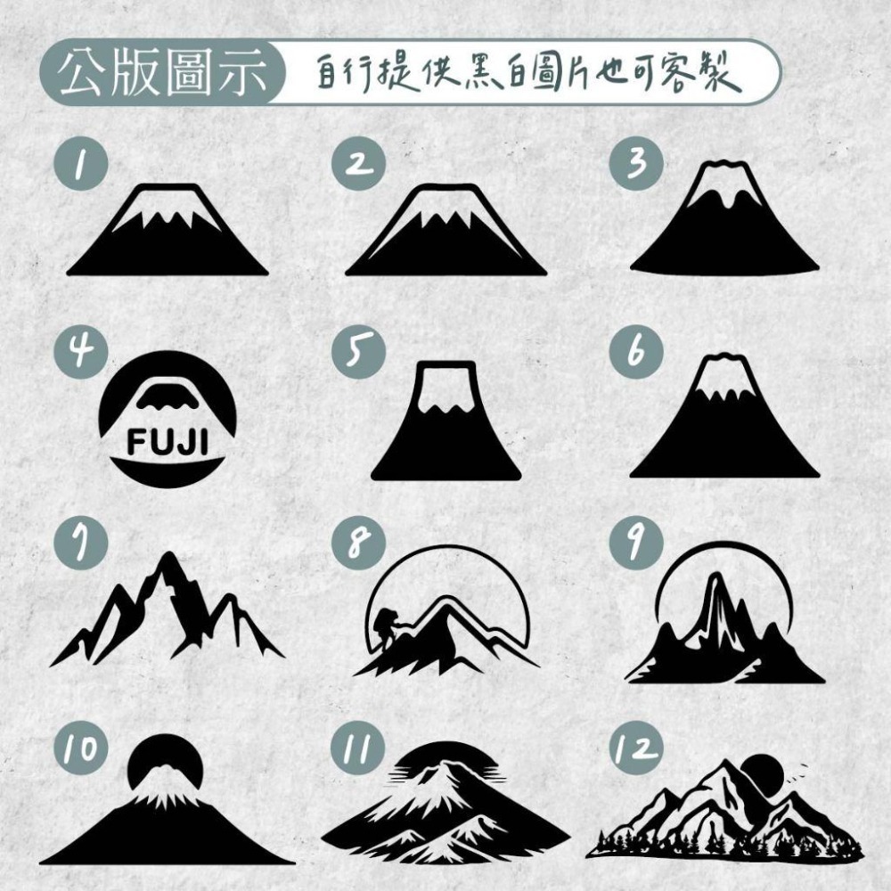 木淥雷射雕刻•登山紀念木牌｜百岳富士山攻頂紀念標示牌-細節圖5
