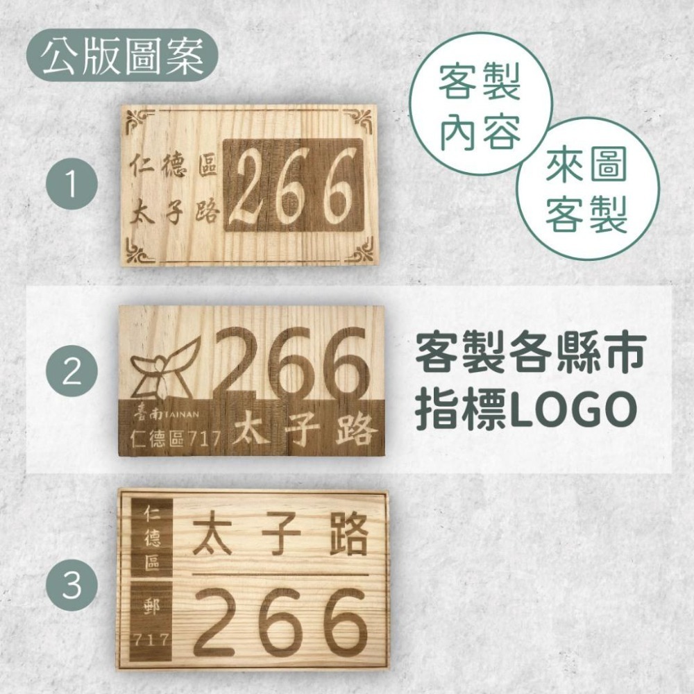 木淥雷射雕刻•客製化木質門牌｜原木招牌地址牌 民宿住家工作室標示-細節圖9