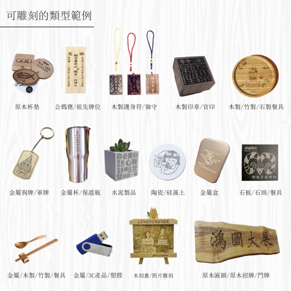 木淥雷射雕刻代工•雷射切割代工｜台南木頭皮革客製代工雕刻-細節圖4