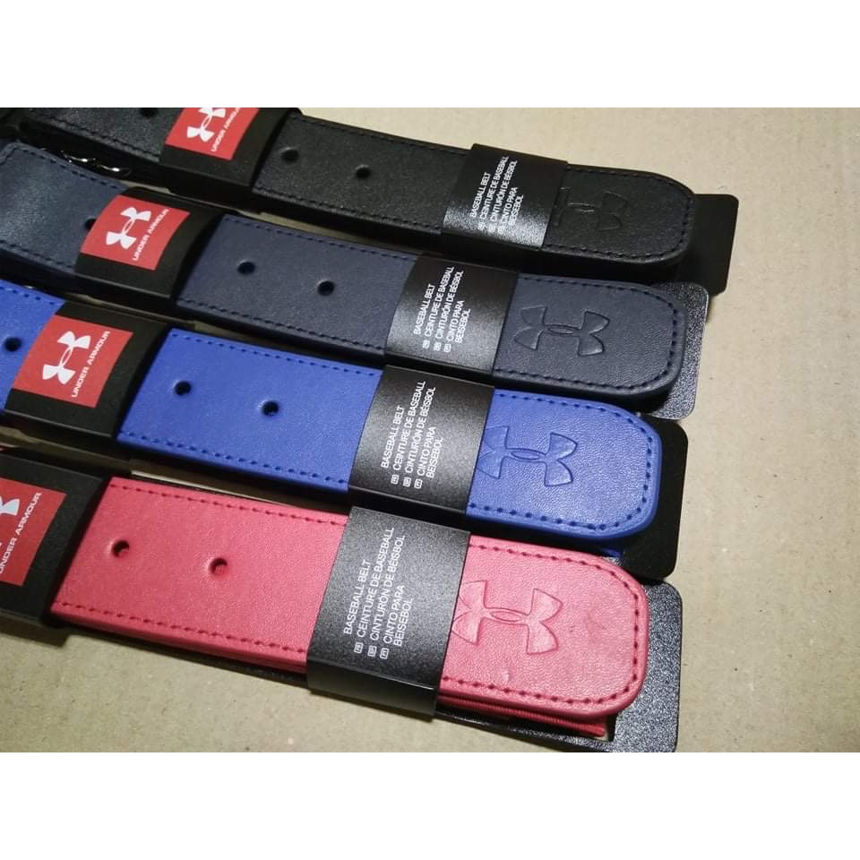 【大腳福利社】Under Armour Baseball Belt 可調式彈性伸縮腰帶 黑/深藍/寶藍/紅-細節圖2