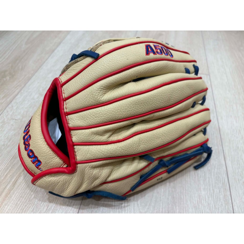 【棒壘幼幼園】Wilson A500 少年用 井字檔 內外野手套 左投-細節圖2