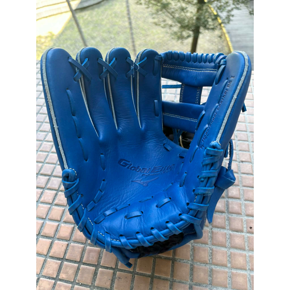 【棒壘幼幼園】 Mizuno GE 1AJGY22113-22H 坂本勇人式樣 矽膠標 工字檔內野手套 裡外同革 反手用-細節圖3
