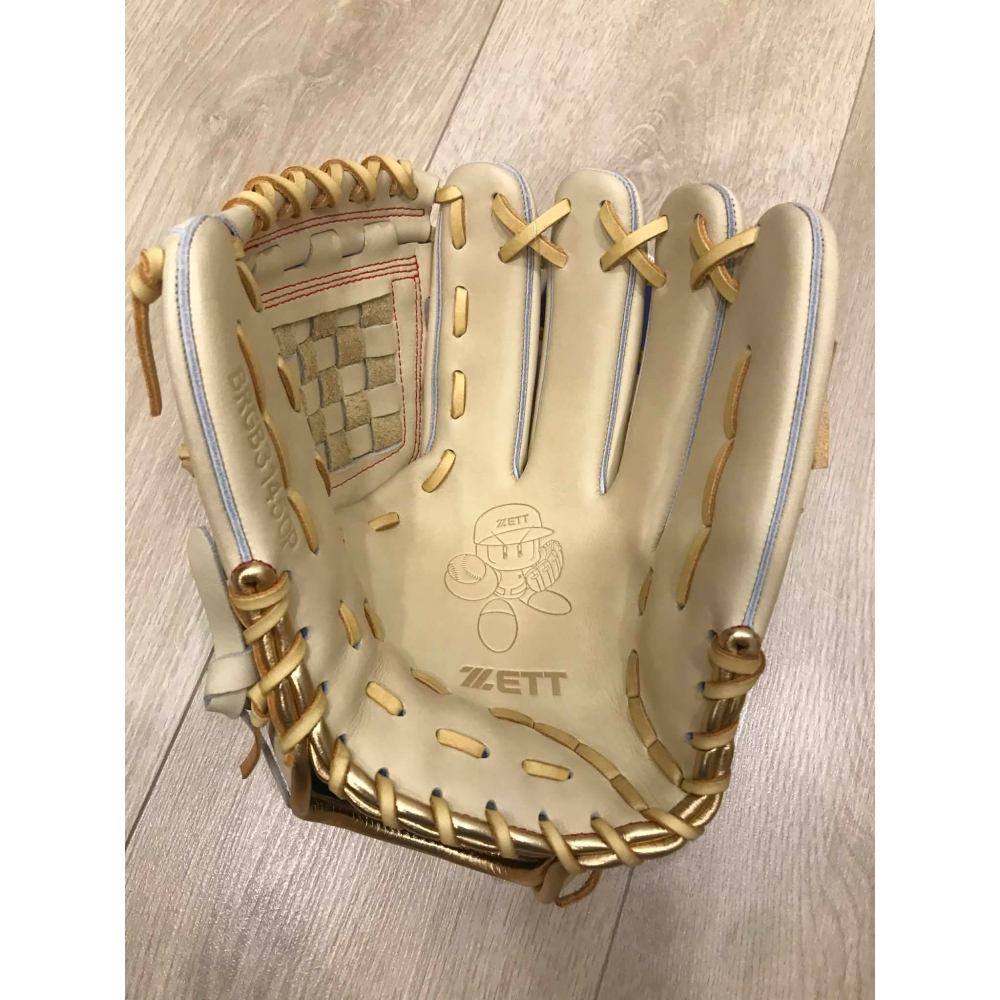 【大腳福利社】ZETT NEOSTATUS VL 軟式用 源田型 內野手套 x KONAMI聯名限定商品 實況野球君鋼印-細節圖3