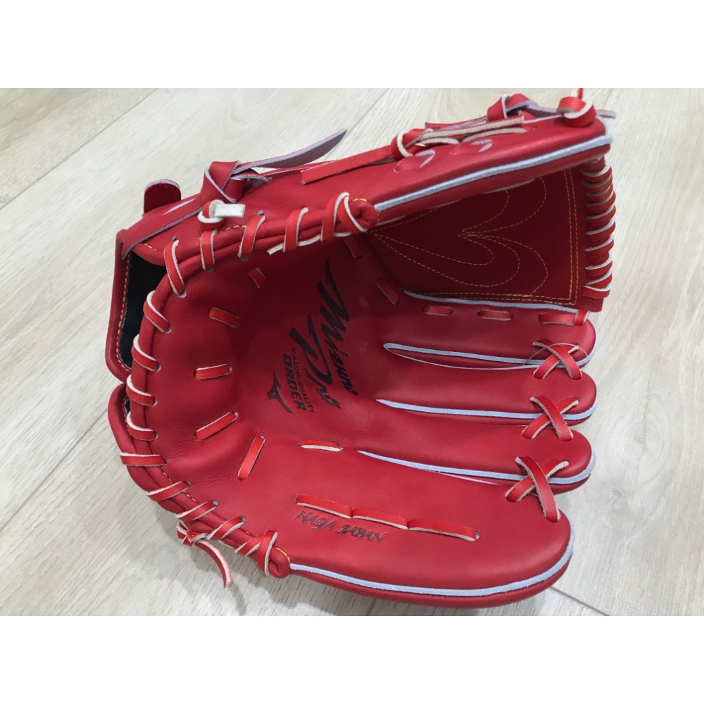 【大腳福利社】Mizuno Pro order 投手手套 石川雅規model 偽情人節樣式球擋-細節圖3