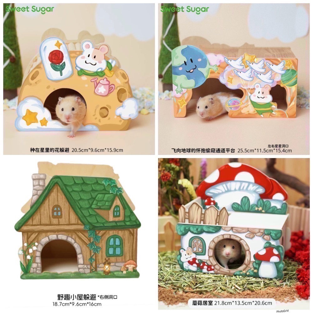 倉鼠實木躲避屋/居室-細節圖5