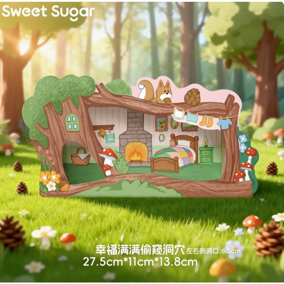 倉鼠實木躲避屋/居室-規格圖8