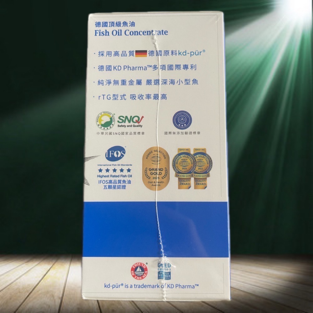 【正品保證】 大研生醫 德國頂級魚油軟膠囊（60粒/瓶）期限2028.06大研生醫魚油-細節圖3