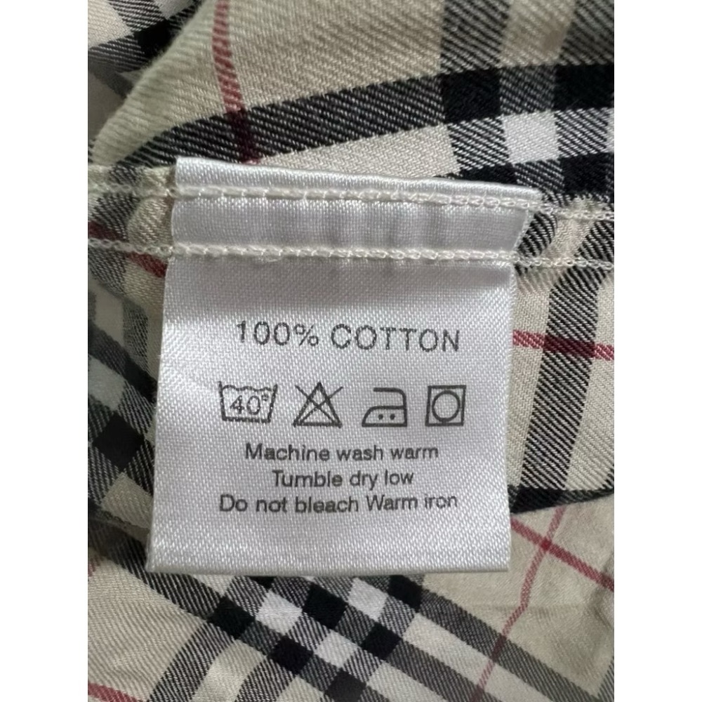 全新 正品 burberry經典格紋襯衫S-細節圖5