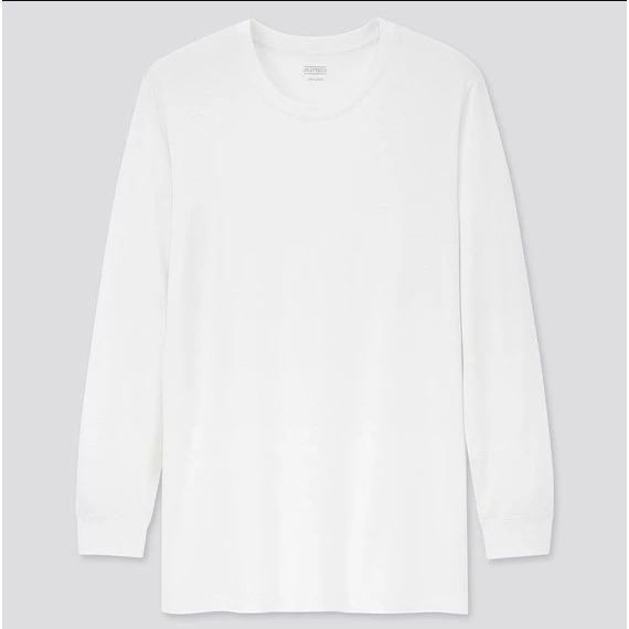現貨天天出貨【UNIQLO】 男生發熱衣 HEATTECH 圓領 V領 T恤 (9分袖)UNIQLO發熱衣-規格圖4